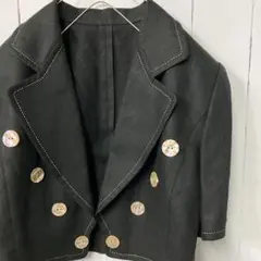 ディオール セットアップ リネン シェルボタン ジャケット スカート 古着