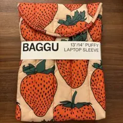 BAGGU バグー　ラップトップポーチ　13/14インチ　ストロベリー