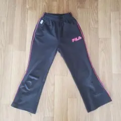 FILA 黒 ジャージ ピンクライン
