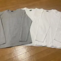 ワークマン　ヘビーウエイトコットン　オーバーサイズ長袖Tシャツ　厚手　ロンT