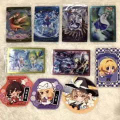 【匿名配送】東方project ウエハースカード　シール　まとめ