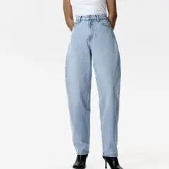 新品未使用　H&M デニム バレルハイデニム　36