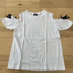 LOVE POWERS オフショルダー Tシャツ 160 肩出し