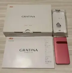 GRATINA ピンク ガラケー本体 KYY06 箱・付属品セット