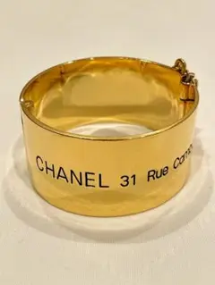 【中古品】CHANEL シャネル バングル ゴールド