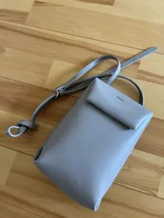 YAHKI グレー ショルダーバッグ