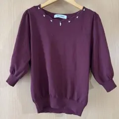 Misch Masch ボルドー　トップス M