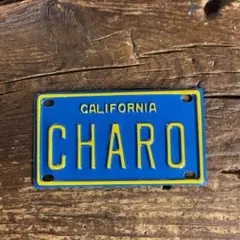 カリフォルニア　ノベルティプレート　CHARO