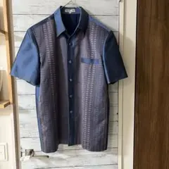 SHINAWATRA THAI SILK100% 半袖シャツ 古着屋購入