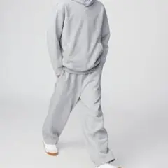 新品未使用 UNIQLO:C スウェットワイドパンツ グレー M