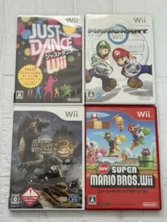 ⭐️24時間以内発送⭐️ Wiiソフトまとめ売り　4本セット　マリカー　モンハン