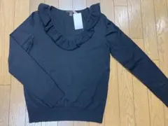 ルイヴィトンLouis Vuitton⭐︎襟付きセーター⭐︎黒⭐︎クリーニング済み