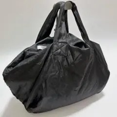 美品 コムデギャルソン ナイロンバッグ ハンド パデッドボストン 黒 e307