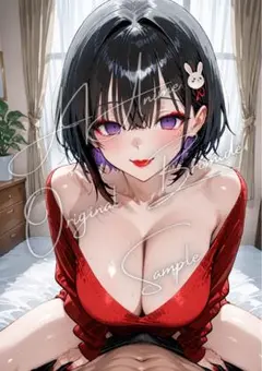 L版　ウラシク ブロマイド　AIイラスト　巨乳　a