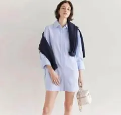 searoomlynn シャツロンパースM　【美品】 searoomlynn OXFORDシャツロンパース S - メルカリ