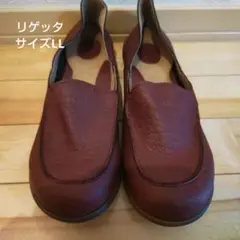 【最終値下げ】リゲッタ　ブラウン レザー ローファー ドライブシューズ