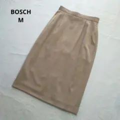 BOSCH ボッシュ タックスカート 膝下 日本製 ベージュ M オフィス