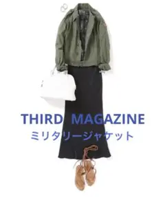 ☆ THIRD MAGAZINE☆ミリタリージャケット☆USED