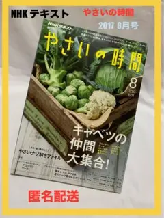 【匿名配送】 やさいの時間　2017年8月号