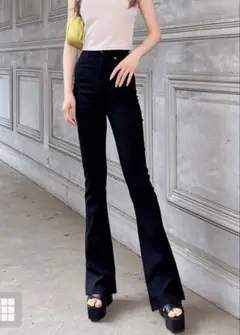 ストレッチフレアパンツ
