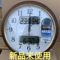 カシオ CASIO ITM-800NJ-5JF 電波時計 掛け時計 木目調