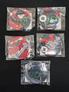 カグラバチ　オールスター缶バッジ5点セット