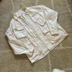 coen アイボリー カバーオール M 美品