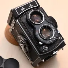 ◯二眼レフ 海鴎 シーガル　革ケース付き 中国製二眼レフ「Seagull シーガル 4A 海鴎 HAIOU SA-85