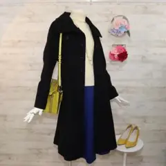 Theory セオリー ウールカシミヤ ロングコート 黒 S ほぼ未使用