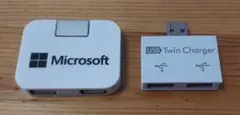 【Microsoft・TS-1328】と【ダイソー】USBハブ