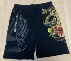 Ed Hardy エドハーディ ハーフパンツ ブラック 新品
