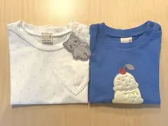 プティマイン　90㎝　半袖Tシャツ　2枚セット