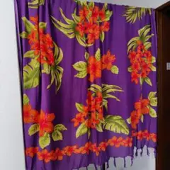 【中古】パレオ 更紗 マルチクロス