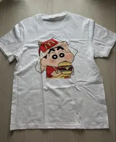 クレヨンしんちゃん ハンバーガー　BIGTシャツ　ユニセックス