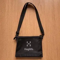 Haglöfs ブラック ショルダーバッグ サコッシュ