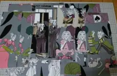 アレキサンダーヘンリー/ハギレ/グレー/ブラック/810