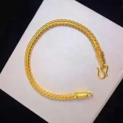 ?新品?24K金横暴竜骨の腕輪男性にも女性にも着用できるブレスレット