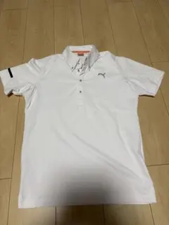 PUMA ホワイト ポロシャツ メンズ