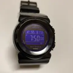 Baby-G ソーラー電波時計 防水 黒×紫