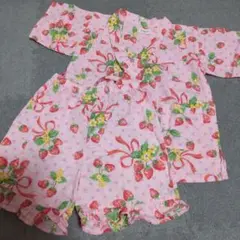 Combi mini いちご柄 甚平 サイズ90