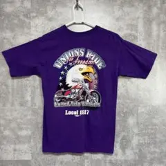 バクプリ　BAYSIDE USA製 BAYSIDイーグル　ハーレー　Tシャツ