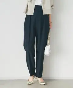 La boutique BonBon ハイウエストテーパードパンツ 34