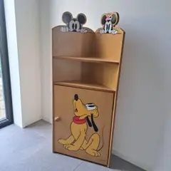 【希少】レトロ　ディズニー コーナーラック ミッキー　ミニー　プルート
