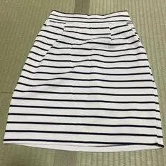 【美品】Emsexsite ストライプ タイトスカート　Mサイズ