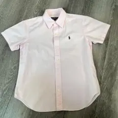 ラルフローレン　160半袖シャツ　ピンク