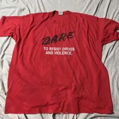 D.A.R.E(麻薬中毒教育機関)Tシャツ 90s シングルステッチ xxxl