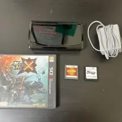 【美品】任天堂3DS ブラック　モンスターハンタークロス　ホワイト　闇の探検隊