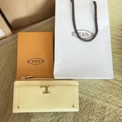 TOD’S T タイムレス レザー ウォレット 長財布 新品未使用