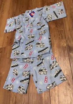 【新品】トミカ はたらく車 キッズ 甚平 セットアップ120