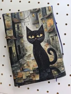 【文庫】ブックカバー　街の猫ちゃん